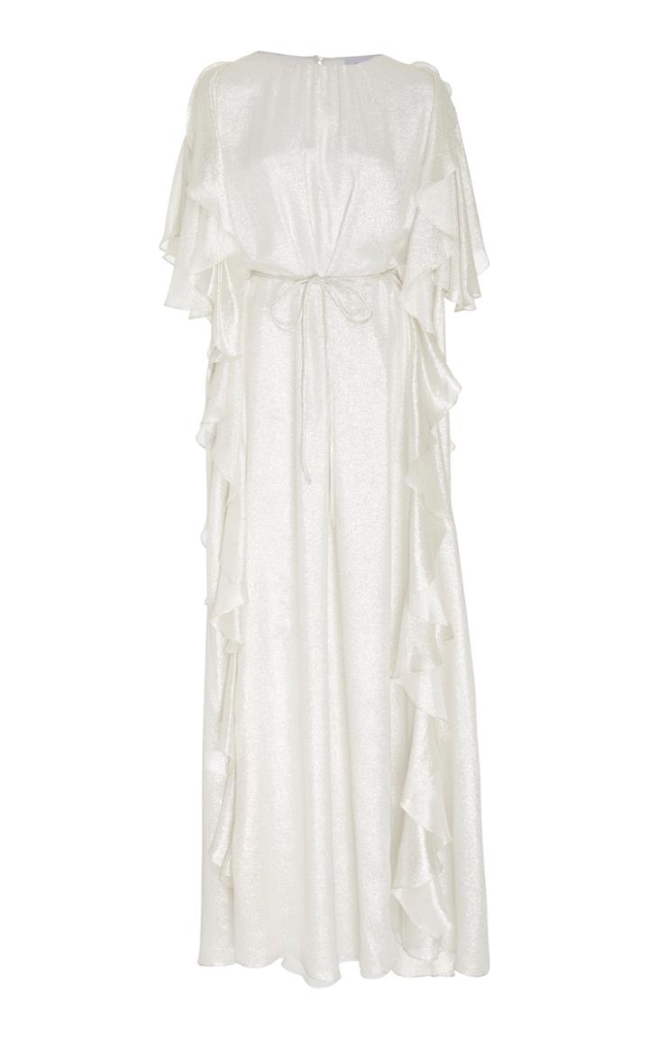 Luisa Beccaria M'o Exclusive Ruffle Sleeve Caftan
