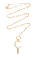Monica Rich Kosann Dream Mini 18k Gold And Diamond Necklace