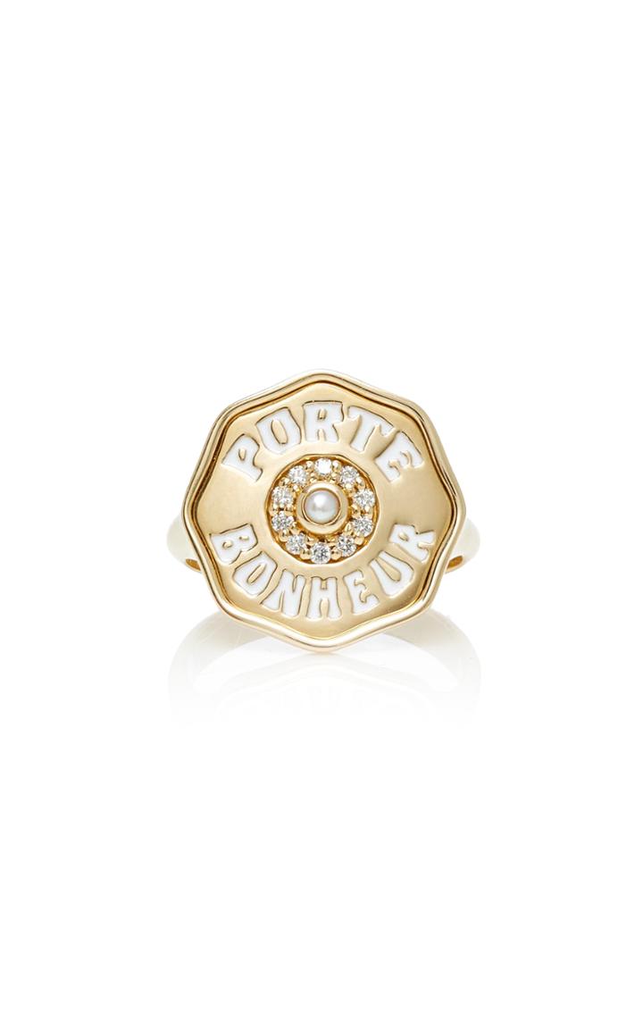 Marlo Laz Je Porte Bonheur Coin Ring
