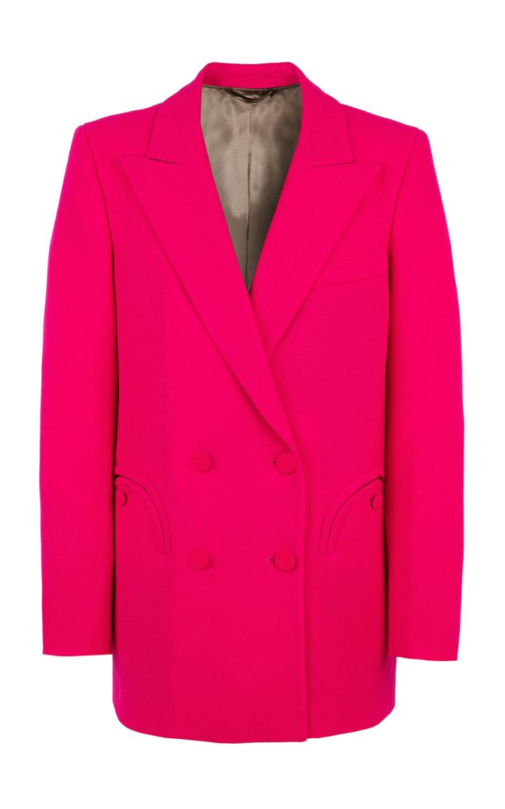 Moda Operandi Blaz Milano Cool & Easy Everyday Double-breasted Wool Blazer Size: 00