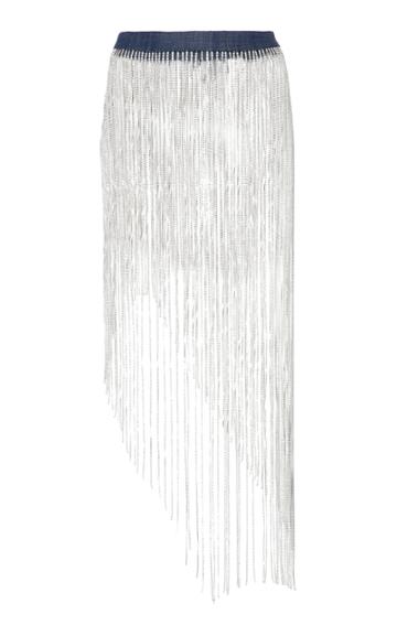 Fannie Schiavoni Crystal Chain Skirt
