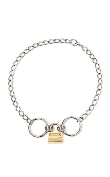 Rodarte Padlock Chain Necklace