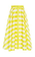 Moda Operandi Maison Rabih Kayrouz Striped Satin Skirt Size: 34