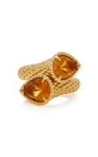 Boucheron 18k Yellow Gold And Citrine Ring