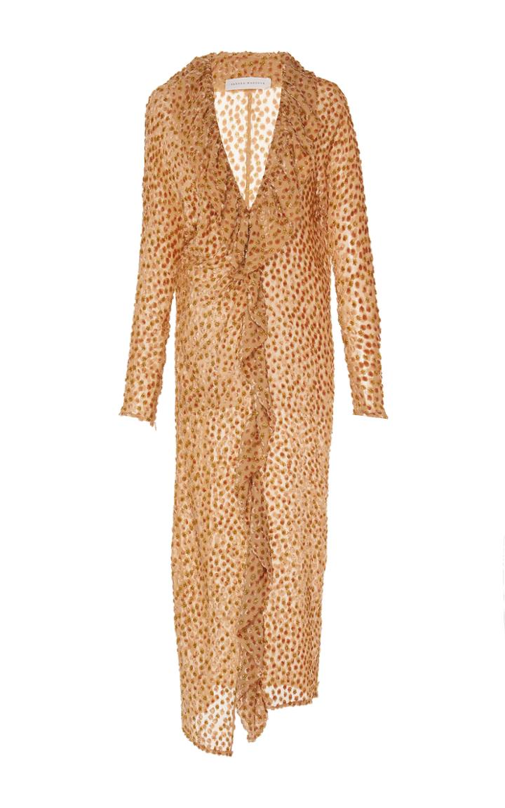 Sandra Mansour Travos Georgette Midi Dress