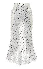 Rodarte Tulle Pleated Center Ruffle Skirt