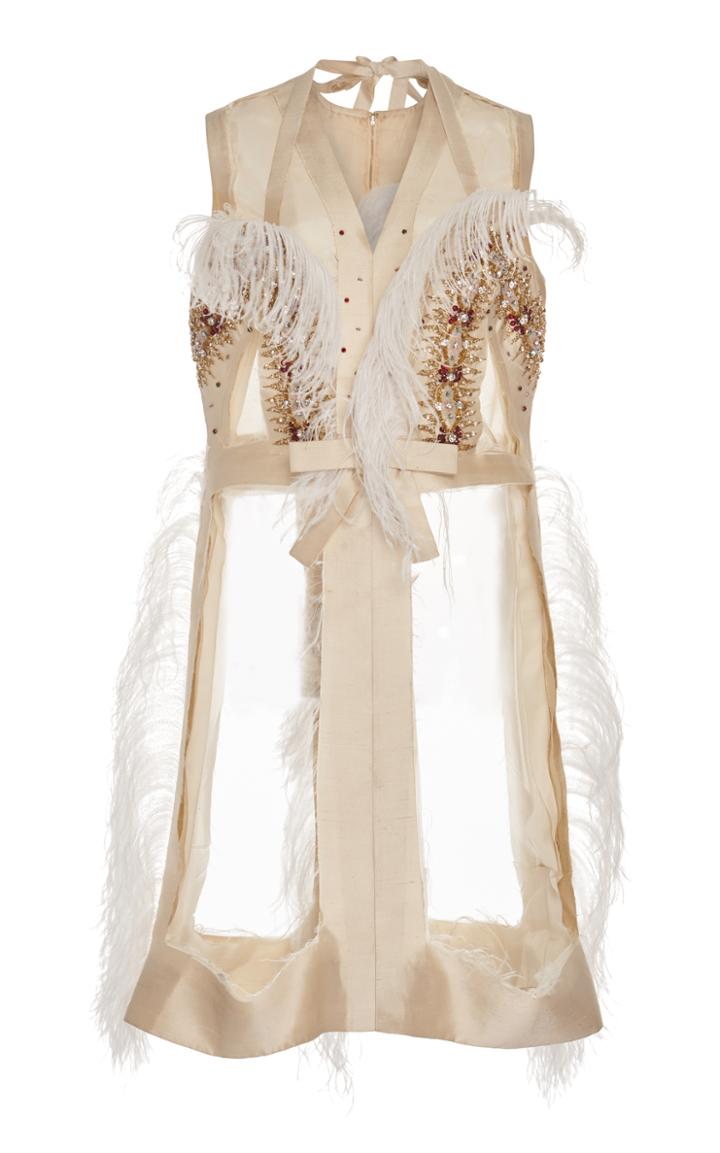 Maison Margiela Cage Feather Dress
