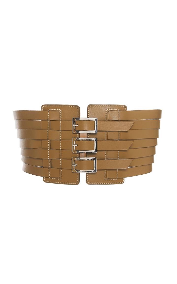 Maison Vaincourt Multi Strap Leather Belt