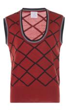 Stella Jean Plaid Knit Vest
