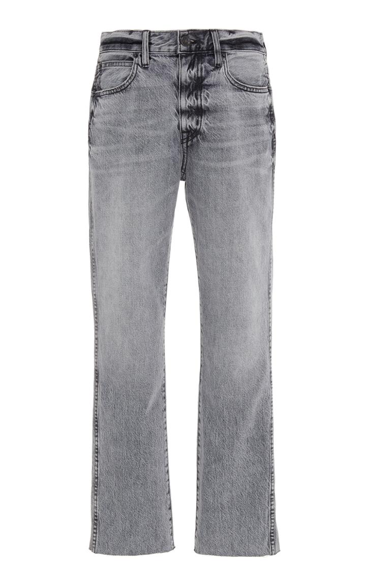 Slvrlake Hero Cropped High-rise Straight-leg Jeans Size: 26