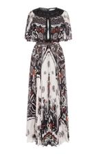 Zuhair Murad Koli Graphic Print Chiffon Dress
