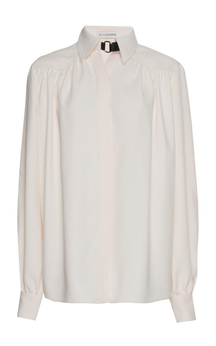 Altuzarra Tamar Pleated Blouse
