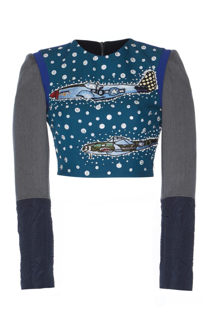 Hussein Bazaza Cropped Space Top