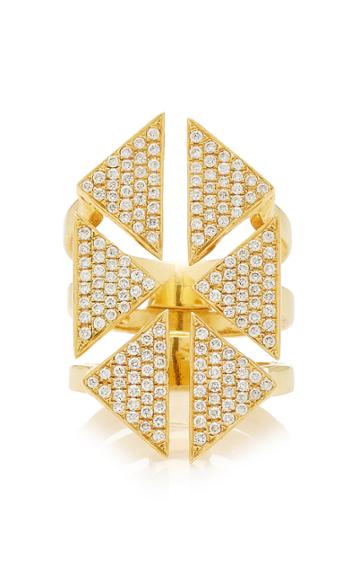 Karma El Khalil Diamond Floating Triangle Ring