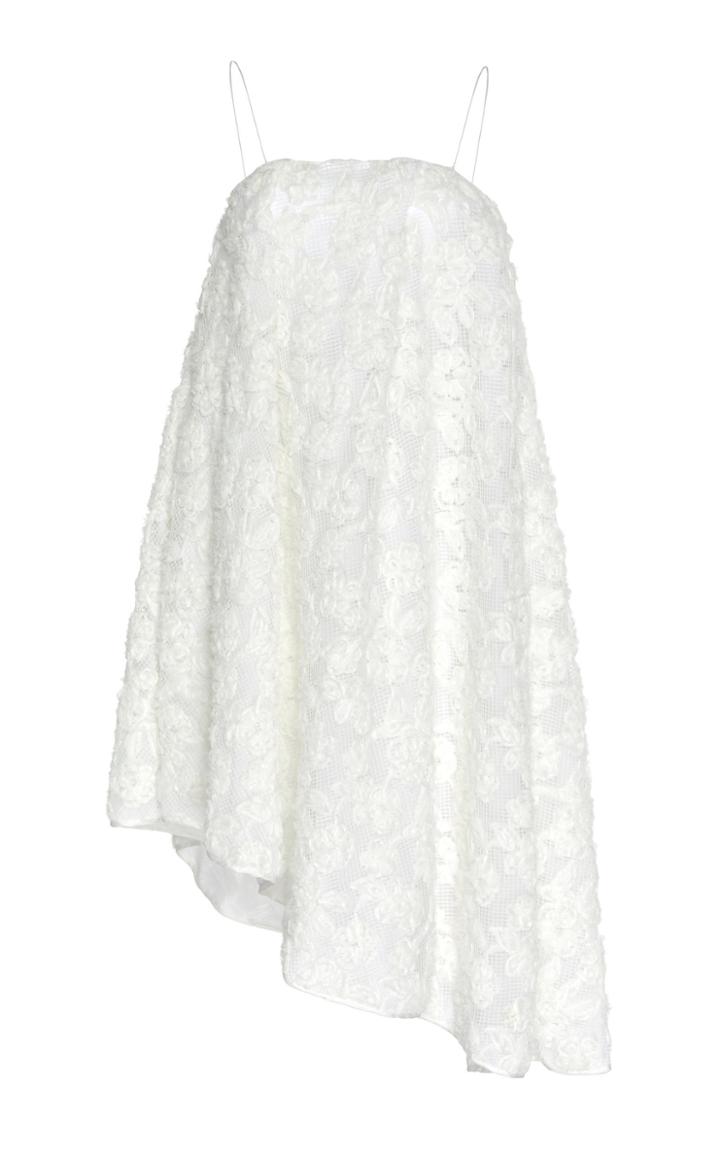 Cecilie Bahnsen Estelle Floral-embroidered Jacquard Dress