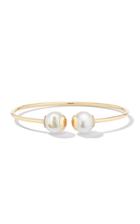 Moda Operandi W.rosado 18k Yellow Gold Pearl Id Letter Bracelet