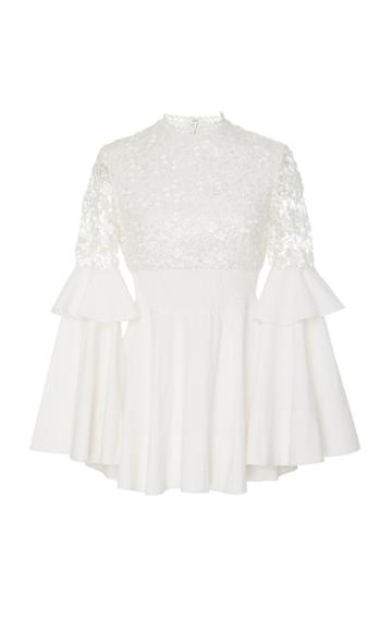 Nika Tang Koral Lace Long Sleeve Top