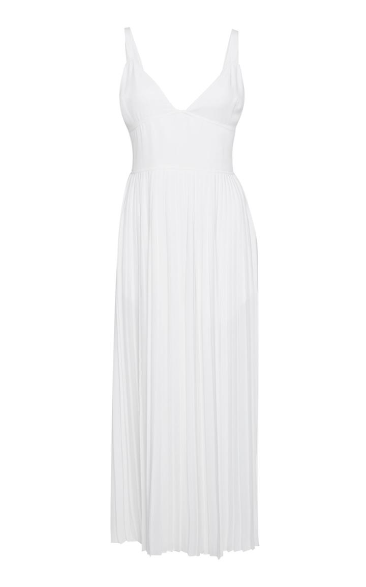 Vince Pleated V-neck Jumpsuit