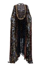 Biyan Ismarella Embellished Cape Dress