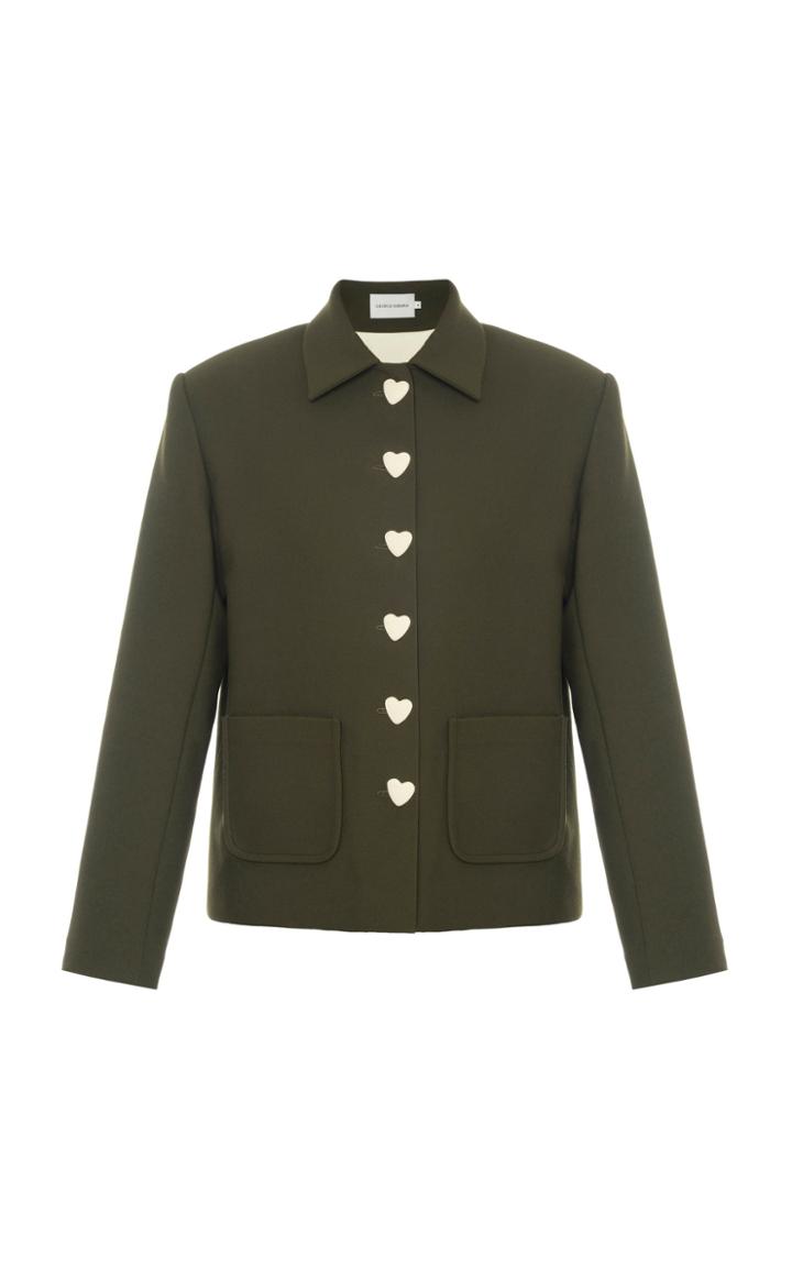 George Keburia Patch Pocket Hearts Jacket