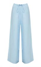Bondi Born Linen-blend Wide-leg Pants Size: Xs