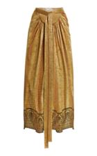 Moda Operandi Paco Rabanne Golden Empire Frieze Jacquard Skirt