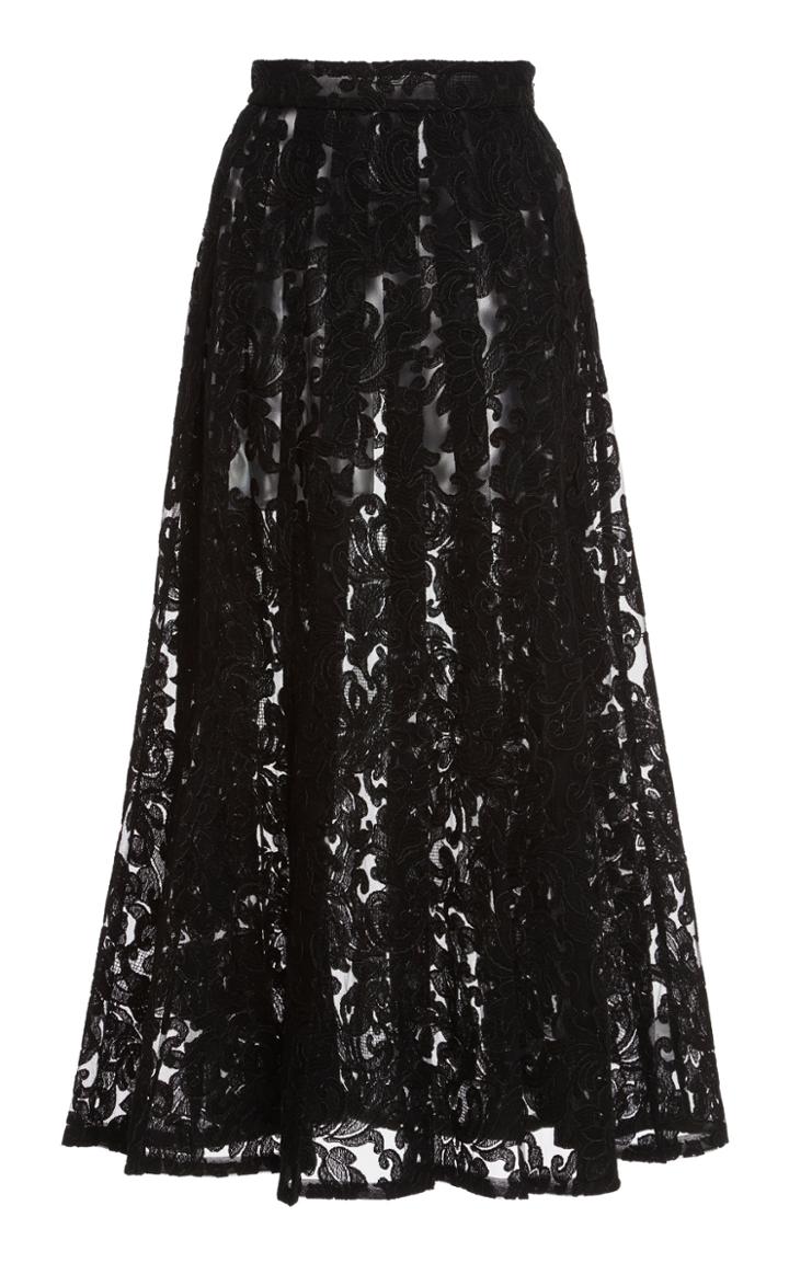 Moda Operandi Emilia Wickstead Gretchen Pleated Fil Coupe Skirt