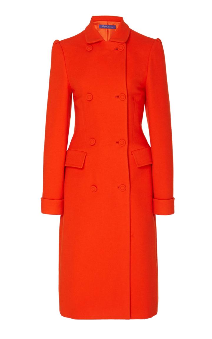 Ralph Lauren Kamilla Wool Trench Coat