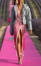 Jacquemus La Robe Jacques Striped Knit Maxi Dress