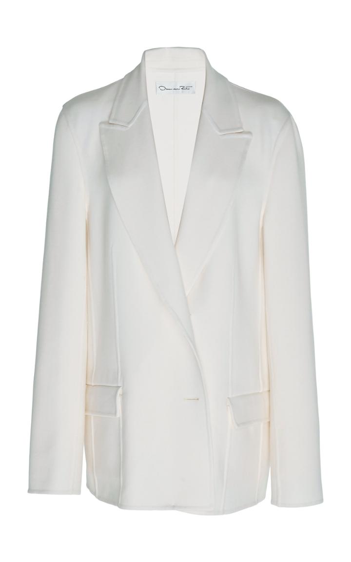 Oscar De La Renta Relaxed Wool Blazer