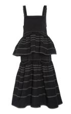 Proenza Schouler Double-tiered Stretch Cotton Twill Dress