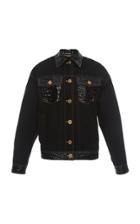 Versace Embossed Denim Jacket