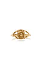 Moda Operandi Gaya 18k Yellow Gold Eye Ring