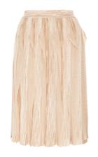 Missoni Beige Pleated Wool Skirt