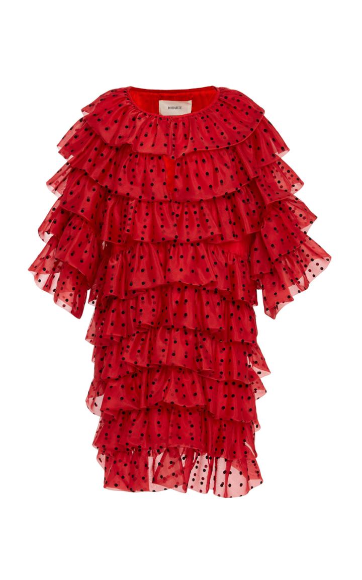 Rodarte Polka Dot Ruffle Jacket
