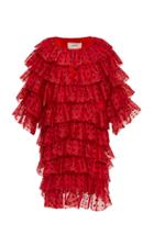 Rodarte Polka Dot Ruffle Jacket