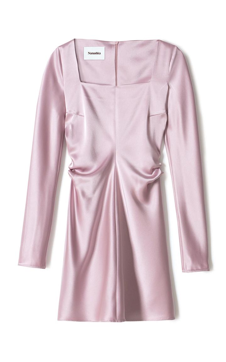 Moda Operandi Nanushka Thisbe Square Neck Midi Dress