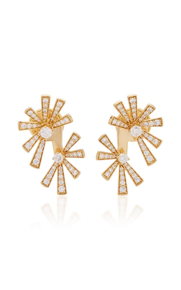 Hueb Mirage 18k Yellow Gold Diamond Earrings