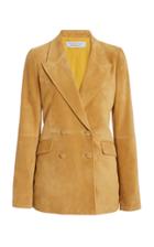 Moda Operandi Gabriela Hearst Angela Suede Double-breasted Blazer