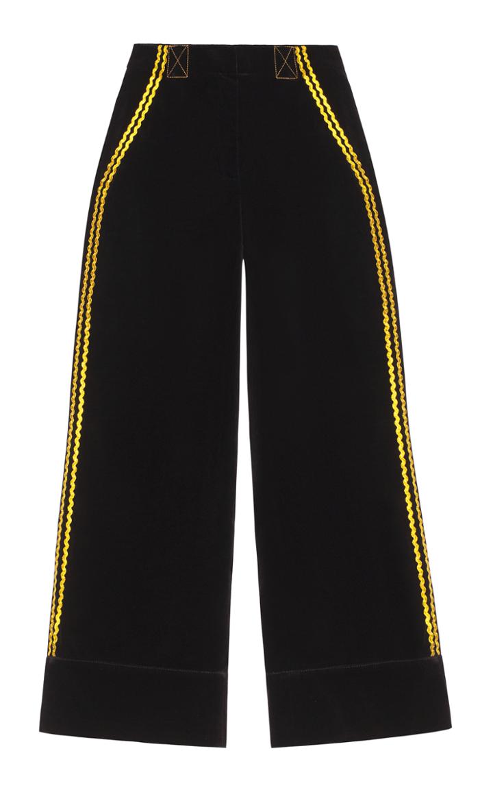 Marianna Senchina Wide Leg Pocket Inscription Pant