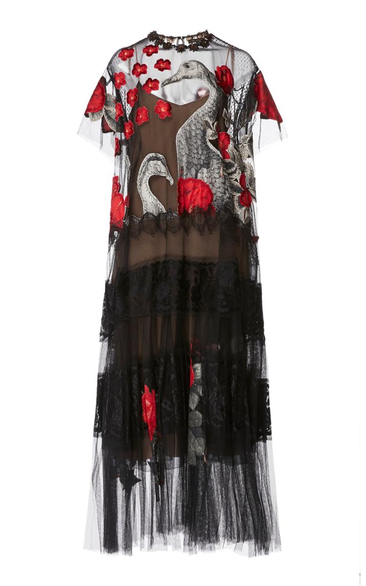 Biyan Aries Duck Silk Blend Dress