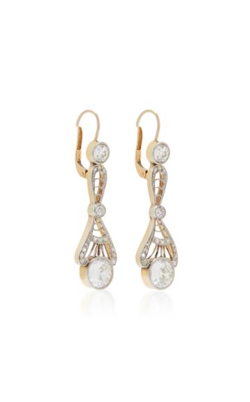 Moira Fine Jewellery 18k Gold Diamond Drop Earrings