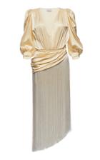 Magda Butrym Wels Silk Fringe Midi Dress