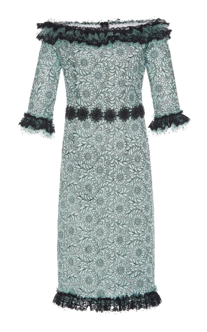 Costarellos Off-the-shoulder Pencil Dress