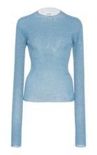 Lanvin Metallic Cashmere-blend Top
