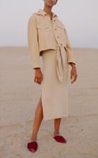 Nanushka Mame Sleeveless Cotton Blend Dress