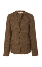 Brock Collection Portman Single-breasted Collarless Boucl Jacket
