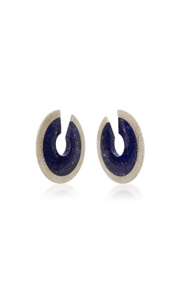 Arunashi One-of-a-kind Lapis Lazuli And Diamond Earrings
