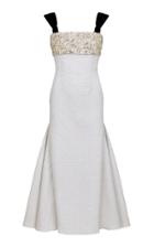 Razan Alazzouni Embellished Chest Midi Dress