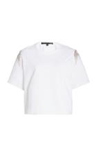 Moda Operandi Veronica Beard Rumia Crystal-fringed Cotton T-shirt